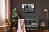 MuchoWow® Gerahmtes Poster Mutter und Baby Elefant durch Produktbild-Vorschau 4