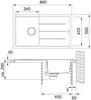 Lavello Franke BASIS BFG 611-86 CASHMERE con funzionamento Anteprima dell’immagine prodotto 2