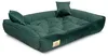 Hundebett, Laufstall, 100 x 75 cm, Samt, dunkelgrün Produktbild-Vorschau 3