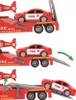 Malplay Feuerwehr Lkw Hubschrauber Auto Spielfahrzeuge 1:16 Produktbild-Vorschau 9