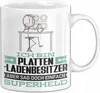 Plattenladenbesitzer Geschenk Tasse Ich Bin Produktbild-Vorschau 1