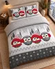 Winter Biber Bettwäsche Baumwolle Flanell Kuschelig Produktbild-Vorschau 3