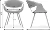 Chaise de salle à manger design SAROLTA - chêne / beige Voir les images du produit 7