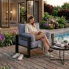 BEAUTYSOFA | VERDINO Gartenmöbel Set Blaugrau – 3-Sitzer Produktbild-Vorschau 7