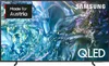A Samsung QLED Smart TV displaying a colorful abstract image. Produktbild-Vorschau