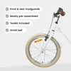 vidaXL Dětské kolo 22 palců pro děti ve věku 7–12 let, bílé Náhled obrázku produktu 6