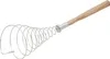 Schneebesen Eierquirl Schneebesen Springstab Holz Edelstahl Produktbild-Vorschau 3