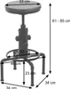 2er-Set Barhocker MCW-N23, Barstuhl Tresenhocker Produktbild-Vorschau 6
