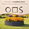 Floranica vysoký dřevěný plot 40 x 100 cm antracit, Náhled obrázku produktu 4