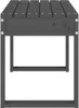 vidaXL Zahradní lavice šedá 80x38x45 cm Borovicový masiv Náhled obrázku produktu 4