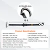 VEVOR 4er-Set Spanngurt 0,025 x 4,6 m Zurrgurt 998 kg Produktbild-Vorschau 7