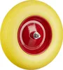 2 x Schubkarrenrad Vollgummi mit Achse, 4.80 4.00-8 PU Produktbild-Vorschau 1