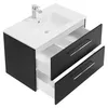Ensemble lavabo Stamar Noir mat 80x45 cm Anti-traces de Voir les images du produit 3