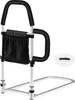 A bed assist rail with a storage pouch and a strap. Produktbild-Vorschau