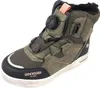 A single green winter boot for children, shown from a side-front angle on a white background. Voir les images du produit