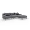 TRADA Gartensofa lounge set Bahama S Dunkelgrau Gartenmöbel Produktbild-Vorschau 6