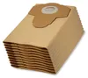 A stack of brown paper vacuum cleaner bags. Produktbild-Vorschau