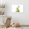 Leinwand Bilder 60x40 cm - Kinder Ballon - Elefant - Rosa, Produktbild-Vorschau 5