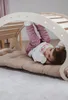 Dekokissen für Kinderwippe Velour dunkelgrün 120 x 50 x 8 Produktbild-Vorschau 13