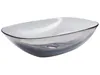 BELIANI Waschbecken Schwarz Mineralwerkstoff Oval 54x36 cm Produktbild-Vorschau 4