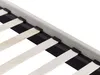 BELIANI Łóżko jasnoszare tapicerowane 90 x 200 cm Podgląd zdjęcia produktu 5