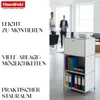 Metallregal Concept Epure MK-107, Weiß, 4-stöckiges Produktbild-Vorschau 5