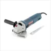 A Bosch angle grinder and a wrench are displayed on a white background. Produktbild-Vorschau