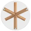 home24 Couchtisch - Rund - Glas / Eiche Massiv Produktbild-Vorschau 7