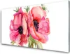 Acrylglasbilder 100x50 Wandbild Druck Blumen Aquarell Produktbild-Vorschau 1