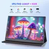 Portable Monitor, 15.6 Zoll Tragbarer Monitor, IPS FHD Produktbild-Vorschau 2