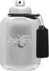A silver perfume bottle with a black tag attached by a chain. Produktbild-Vorschau