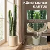 HOMCOM Umělá rostlina – kaktus, velká, 95 cm, s květináčem, Náhled obrázku produktu 4