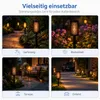 Solární zahradní lampa LED Driving Torch 39cm IP44 Dusk Náhled obrázku produktu 5