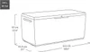 KETER CAPRI Gartenbox 302 l, braun, Produktbild-Vorschau 16