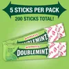 Wrigley's Doublemint Kaugummi – 5er-Pack (Packung mit 40) – Produktbild-Vorschau 4