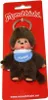 Prívesok na kľúče Monchhichi - chlapec červený podbradník Náhľad obrázku produktu 7