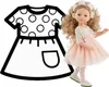 Paola Reina Puppenkleidung Set Amigas Articuladas Rebeca 32 Produktbild-Vorschau 2