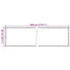vidaXL Balkon-Sichtschutz Beige 90x300 cm Oxford-Gewebe Produktbild-Vorschau 6