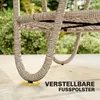 Beistelltisch aus Polyrattan 2-stöckiger Kaffeetisch mit Produktbild-Vorschau 10