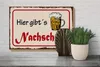 Holzschild Bier 30x20cm hier gibt´s Nachschub Produktbild-Vorschau 5