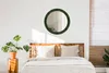 Ø70cm Spiegel - Glasrahmen mit Aufdruck - Wandspiegel Produktbild-Vorschau 4