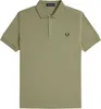 Fred Perry Poloshirt einfarbig grün Baumwolle Produktbild-Vorschau 10