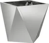 vidaXL Pflanzkübel Silber 30 x 30 x 30 cm Verzinkter Stahl Produktbild-Vorschau 1