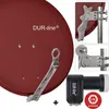 DUR-line Select 75/80cm Komplettanlage ziegelrot + Quad LNB Produktbild-Vorschau 10