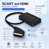 SCART auf HDMI Adapter Konverter 1m Kabel 1080p für HD-TV Produktbild-Vorschau 4