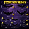 24 Stück Halloween Fledermaus Deko mit LED Outdoor Innen Produktbild-Vorschau 4
