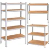 Springos®cellar shelf Kovová police 30 x 75 x 150 cm Náhled obrázku produktu 4