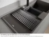 Evier Blanco ADIRA 6 S 1000 x 500 mm anthracite 527602 Voir les images du produit 8