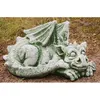 Steinfigur Drache liegend, aus Steinguss Neu Frostfest Produktbild-Vorschau 2