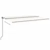 Tenda da sole manuale a scomparsa 500x300 cm Crema Anteprima dell’immagine prodotto 3